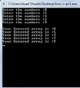 Functions and Arrays in C++ with examples - HellGeeks