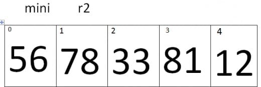 Selections sort iteration 3
