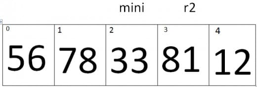 Selections sort iteration 5