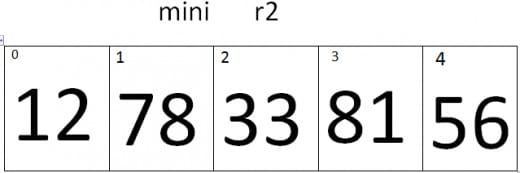 Selections sort iteration 8